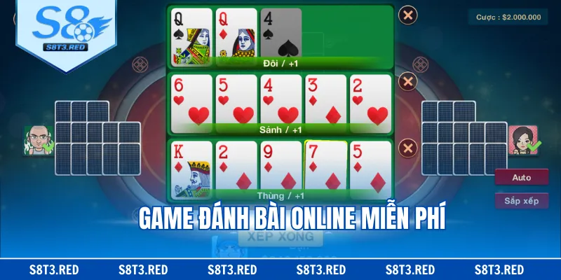 Game Đánh Bài Online Miễn Phí Cực Hot Chỉ Có Tại S8