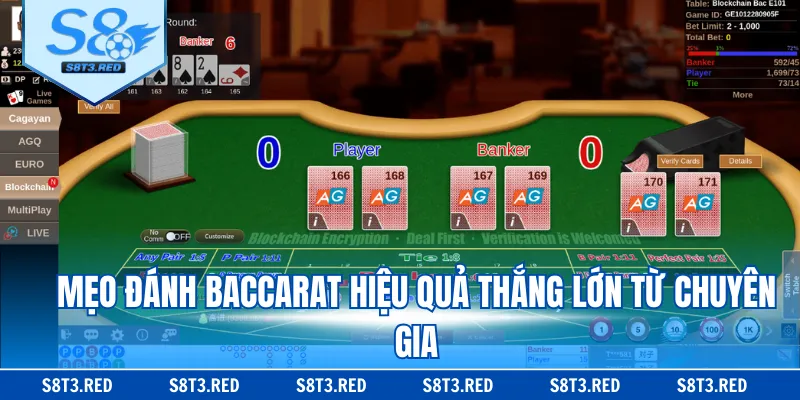 Mẹo đánh baccarat hiệu quả thắng lớn từ chuyên gia